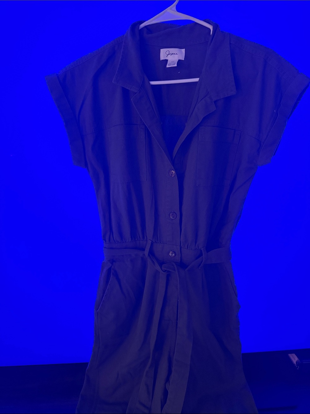 Japna Brand green Romper with Tie Waist